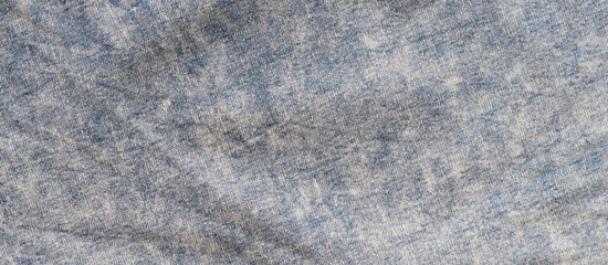White and blue denim fabric cotton textured background, Fashion textile design, close up, top view, flat lay