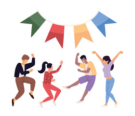 people party and celebrating