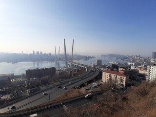 Fototapeta na wymiar Landscape of Vladivostok,Russia