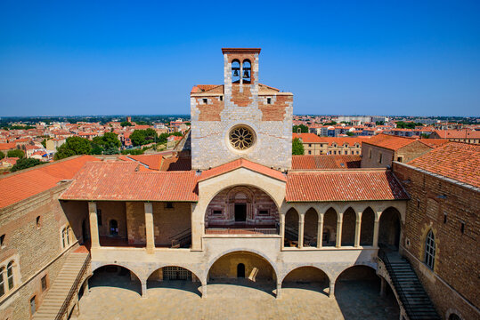Palace of the Kings of Majorca (Palais des Rois de Majorque), a fortress in Perpignan, France