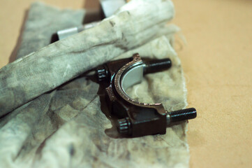 engine repair assembly of pistons for a turbo engine power increase