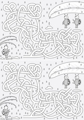 Ladybug maze