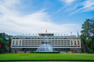 Independence Palace in Ho Chi Minh City, Vietnam. Independence Palace is known as Reunification...