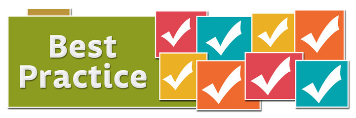 Best Practice Various Color Boxes With Tick Mark Symbols 