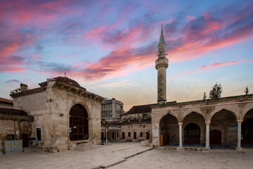 Yag Mosque view in Adana. Adana is the biggest city of Cukurova Region in the Turkey.