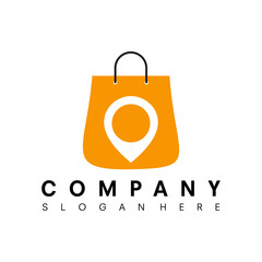 Point Shop Logo Design Template Illustration Vector