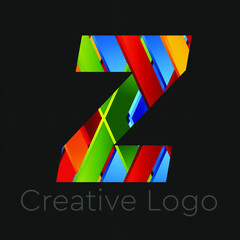 Letter Z Creative Unique Modern Vector Logo Design