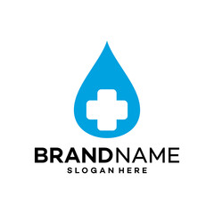 Water Health Icon Logo Design Template Illustration Vector