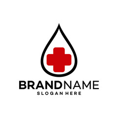 Water Health Icon Logo Design Template Illustration Vector