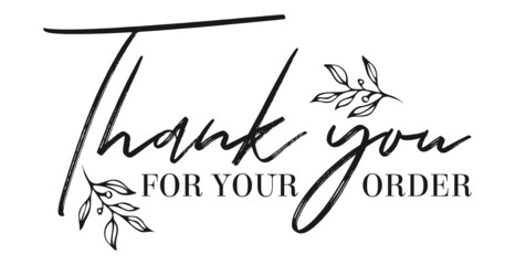 Vintage vector thank you handwritten inscription. hand drawn lettering. Thank you calligraphy. Thank you card. Vector illustration.