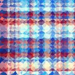 Geometric seamless abstract pattern low poly style.