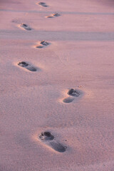 fußspuren im sand