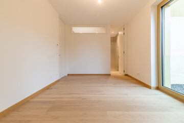 Chambre vide pièce moderne blanche à aménager immobilier à vendre ou à louer