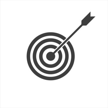 Target icon on white background. EPS 10. Vector