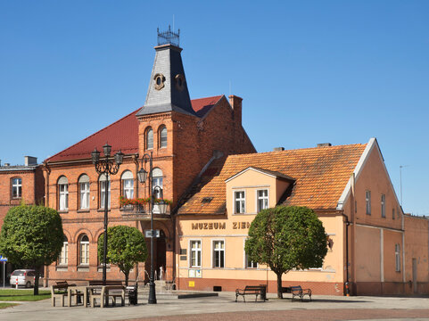 Museum of Palucka Region at Freedom square in Znin. Poland