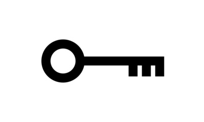 Key icon , symbol Isolated. isolated vector simple illustration