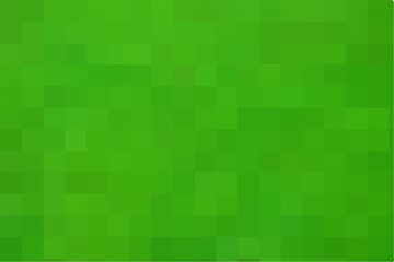 Vector background from green squares. A backing of mosaic squares. Geometric green texture for publication, design, poster, calendar, post, screensaver, wallpaper, postcard, banner, cover, website