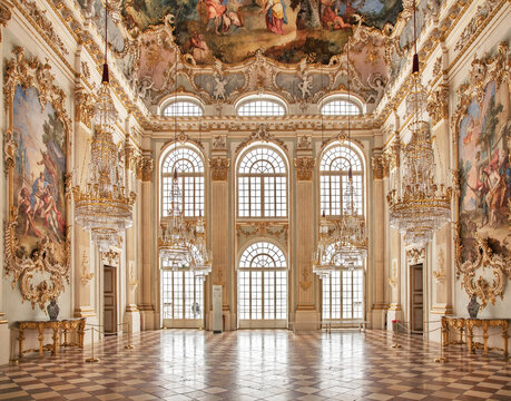 Nymphenburg Palace (Palace of Nymphs) in Munich. Bavaria. Germany