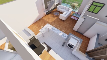 Plan de maison 3D