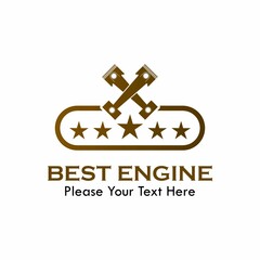 Best engine logo template illustration