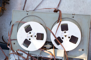 Old film tape recorder, Reel-to-reel tape recorders