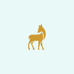 abstract donkey logo. animal logo