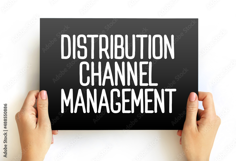 Poster distribution channel management - process of managing transfer of products from producer to end cust