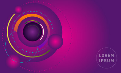 abstract background with circles