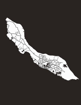 recommend clip art: Curacao Island Map