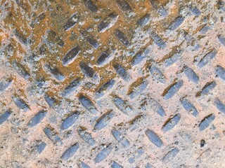 Strong textured metal, tin. for background
