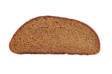 Slice of black bread