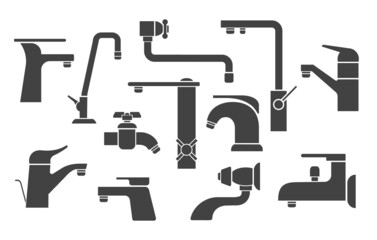 Shower tap icons