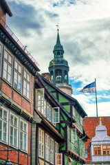 Medieval buildings of Celle Germany.