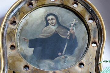 Blessed Osanna of Cattaro, altar of Our Lady of Bednica in All Saints Parish Church in Bedenica,...