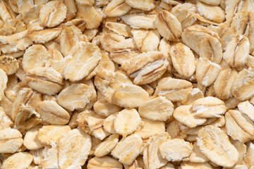 Detailed and large close up shot of cereal.