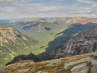 Reserve Ergaki summer season Siberia.
