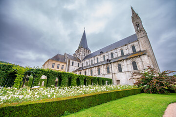 Obraz premium Saint George de Boscherville Abbey in Rouen, France.