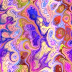 Seamless pattern with colorful wavy, swirly lines. Imitation agate stone texture
