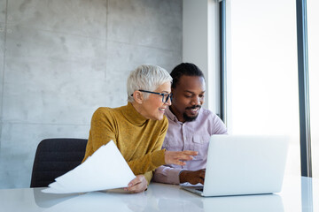 Business project multiethnic team working together at meeting room at office.