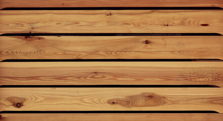 Obraz premium brown pine wood plank wall texture.