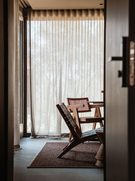 Interior of modern room in house