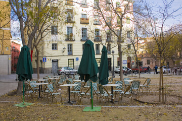  Street cafe in Madrid