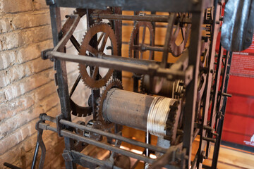Ancient Circular Iron Mechanisms for the Movement of the Mechanical Clock of a Tower