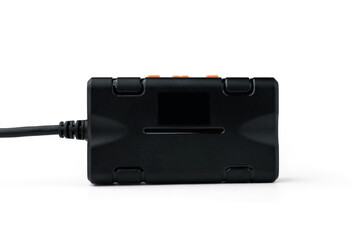 Video endoscope isolated on white background.