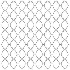Fototapeta premium Luxury Ornaments Black White Pattern, Background, Texture