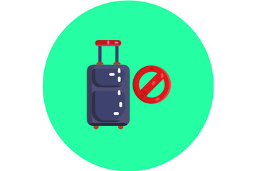 No travel Isolated Vector Illustration which can be easily Download