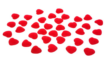 jelly hearts isolated