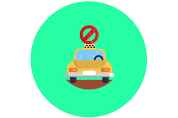 No Wedding Isolated Vector Illustration which can be easily Download