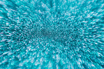 Abstract photo of blue sequins.