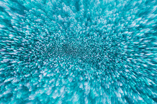 Abstract photo of blue sequins.